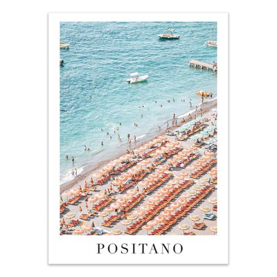 Affiche 50x70 cm - Positano Travel - Grace Digital Art Co WALL EDITIONS