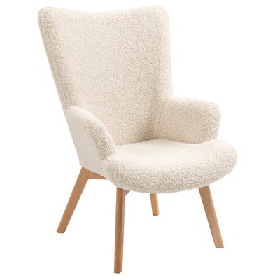 Fauteuil de salon en bois massif, MALMO NORDLYS