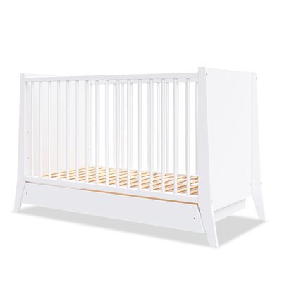 Lit bébé évolutif avec tiroir TIMEO (matelas non inclus) MINEA
