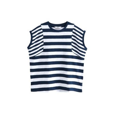 T-shirt flammé ras du cou à manches courtes NEXT