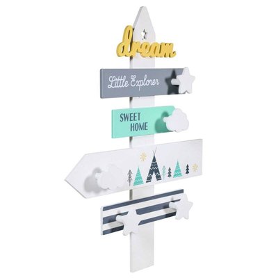 Patère Décoration Panneau Directionnel à Accrocher DECORATIE