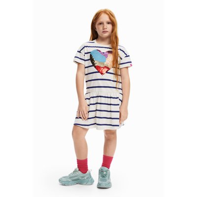 Robe à rayures cœur DESIGUAL