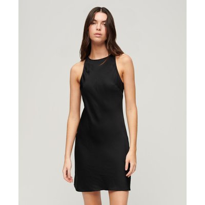 Mini-robe en satin à dos nageur SUPERDRY