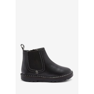 Bottines Chelsea En Cuir Doublées NEXT
