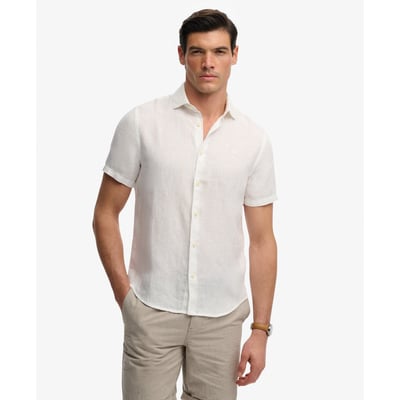 Chemise en lin à manches courtes Riviera SUPERDRY