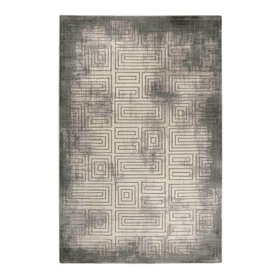 Tapis velours ras relief motif géométrique , AIDEN ESPRIT