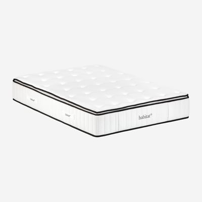 Matelas hybride ressorts ensachés et mousse à mémoire de forme avec surmatelas HYBRIDE EXCELLENCE HABITAT