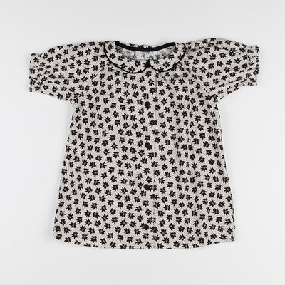 Blouse fleurs noires - Très bon état FRANGIN FRANGINE