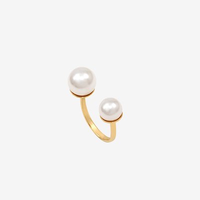 Bague ajustable plaquée or LAS VEGAS CAROLINE NAJMAN
