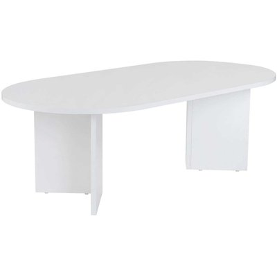 Table basse ovale en aggloméré Sable HANAH HOME