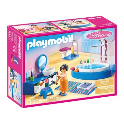 Dollhouse - Salle de bain avec baignoire PLAYMOBIL