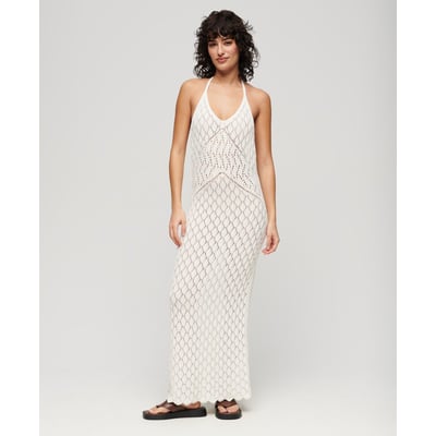 Robe longue dos nu en crochet SUPERDRY