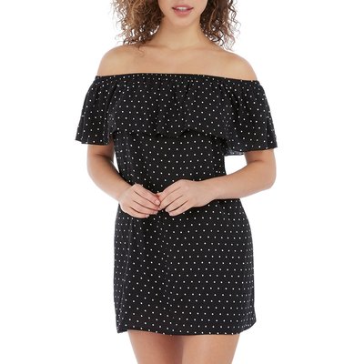 Robe de plage bardot épaules dénudées Jewel cove FREYA SWIM