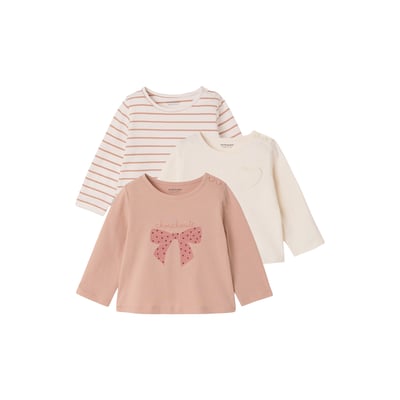 Lot de 3 T-shirts Basics manches longues VERTBAUDET