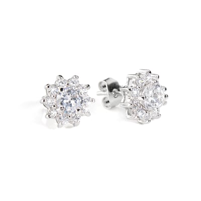 Boucles d'oreilles en argent 925 PRINCESS BLUESPIRIT