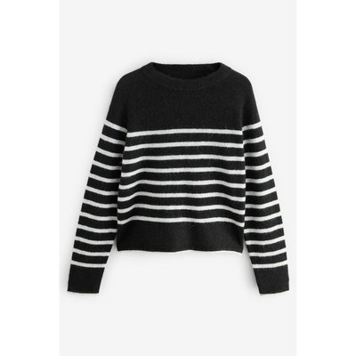 Pull ras du cou en maille douce avec alpaga NEXT