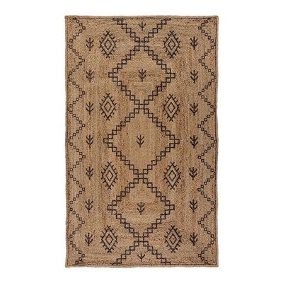 Tapis style berbère en jute RAWAN NOVATREND