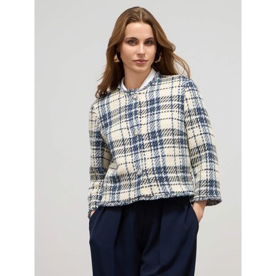 Veste en tweed mélangé coton OLTRE