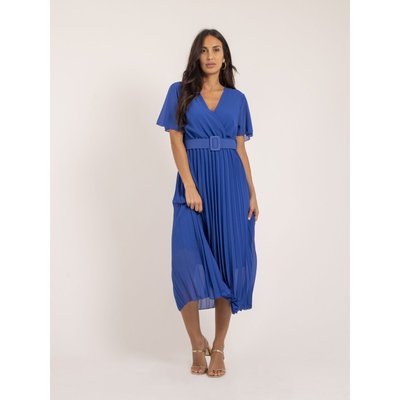 Robe Midi Plissée Et Ceinture Isala DONA LISA