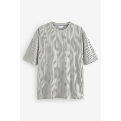 T-shirt décontracté à texture verticale NEXT