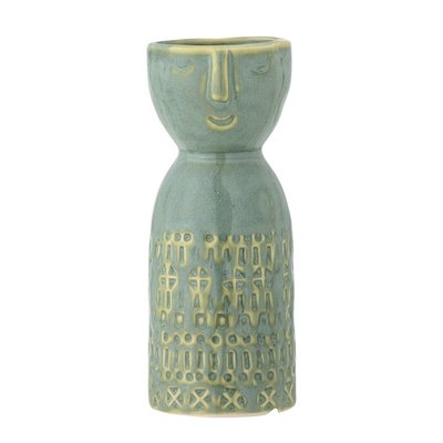 Vase grès visage souriant  Embla BLOOMINGVILLE