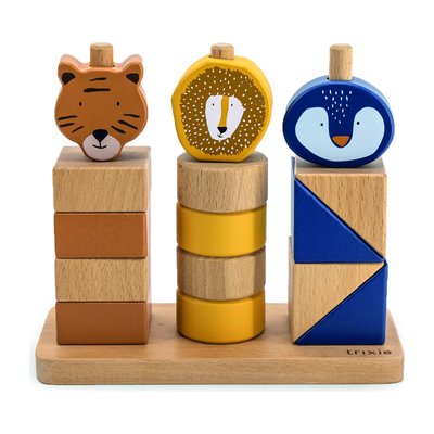Blocs animaux à empiler en bois All animals TRIXIE