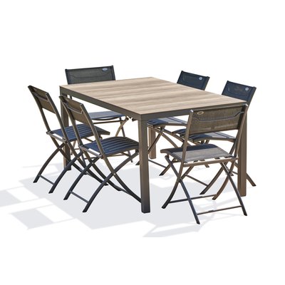 Ensemble repas de jardin en aluminium BOSTON DCB GARDEN