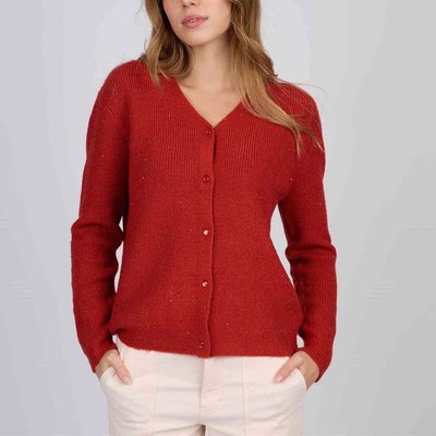 Cardigan détail fil textile MISE AU GREEN