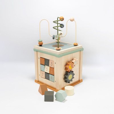 Cube d'activités en bois FSC TROIS KILOS SEPT