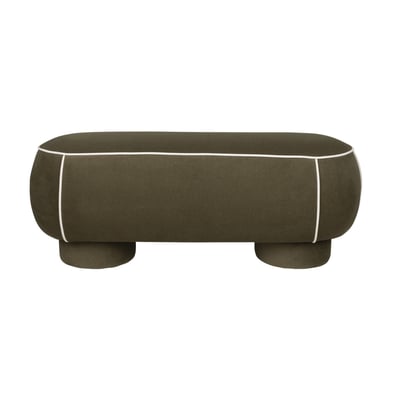 Banc en tissu style art déco - MARINA MATHI DESIGN