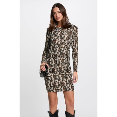 Robe courte ajustée imprimée MORGAN