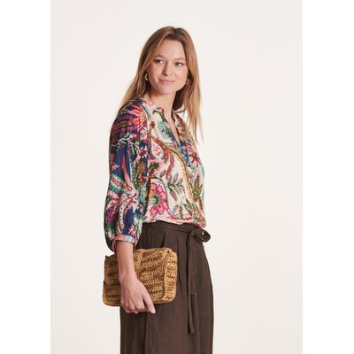 Top ample à imprimé floral LA FEE MARABOUTEE