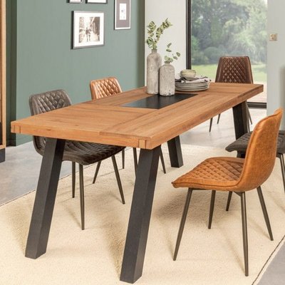 Table à manger extensible pin brossé 180 cm ARAD PIER IMPORT