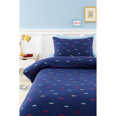 Embroidered Cars Duvet Cover and Pillowcase Set CATHERINE LANSFIELD