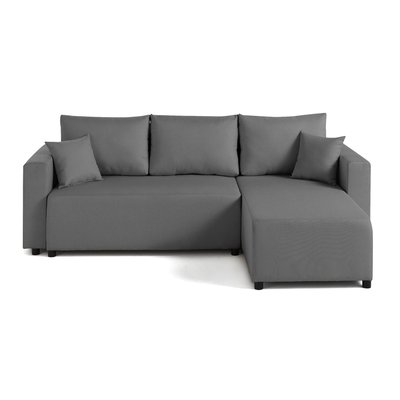 Canapé d'Angle Convertible en Tissu 4 places - REGALA LISA DESIGN