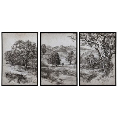 Triptyque Toile De Jouy - CLASSIQUE CHIC INTERIOR'S