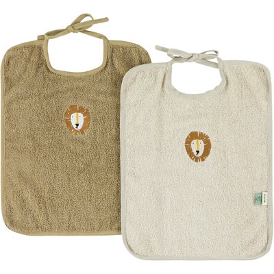 Lot de 2 bavoirs XL TRIXIE