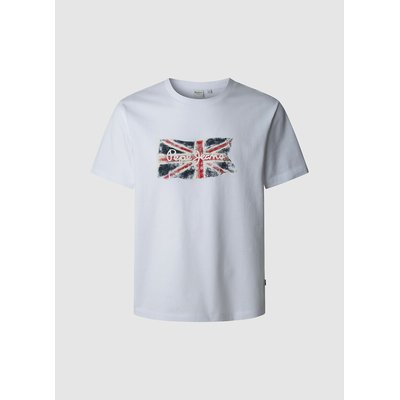 T-shirt col rond logo drapeau PEPE JEANS