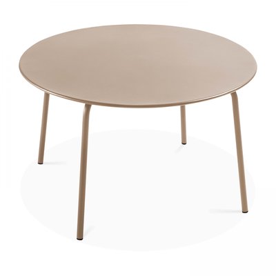 Table de jardin ronde en métal, PALAVAS OVIALA
