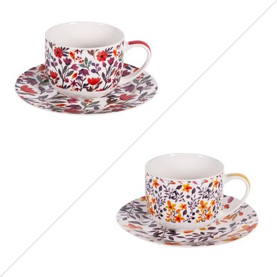 Coffret déjeuner   47 cl (lot de 2)-BLOSSIA TABLE PASSION