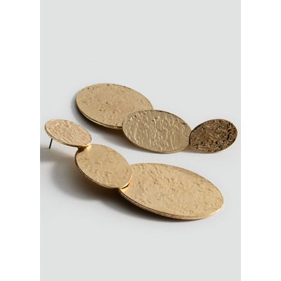 Boucles d'oreilles pendantes texturées MANGO