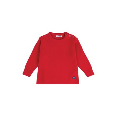 Pull Marin à boutons en laine Mérinos BRIAC KIDS ARMOR-LUX