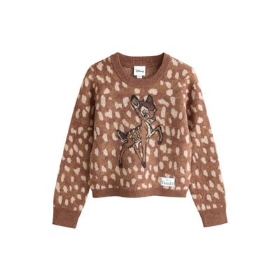 Pull ras du cou en maille à manches longues NEXT