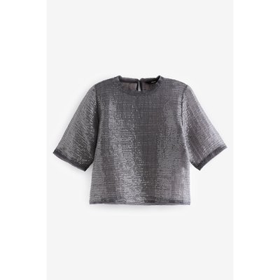 T-shirt à manches courtes et sequins NEXT