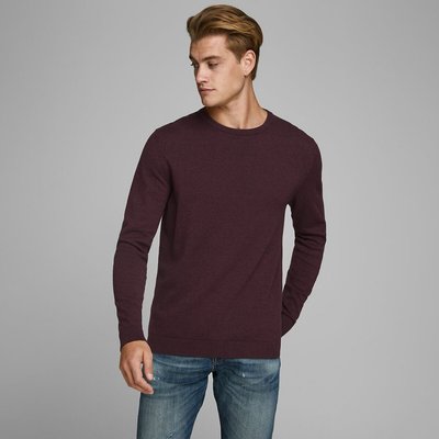 Pull col rond en fine maille JACK & JONES