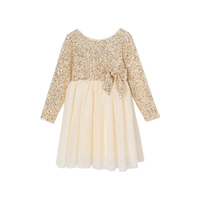 Robe de fête manches longues VERTBAUDET