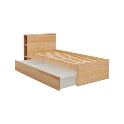 Lit rangement bois massif - SEBASTIAN CAMIF