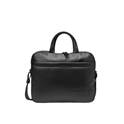 Sac d'affaires en une alternative de cuir en polyester recyclé MARC O'POLO