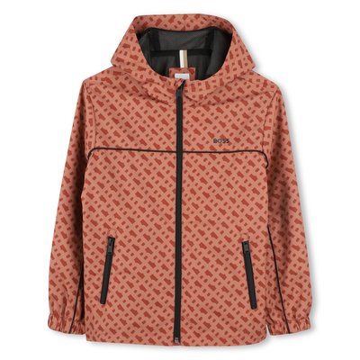 Coupe-vent imprimé à capuche BOSS KIDSWEAR