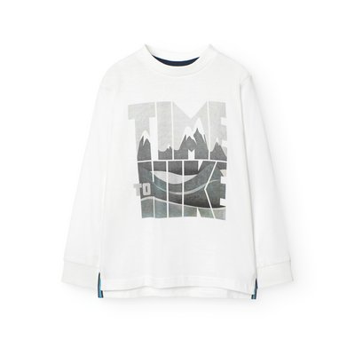 T-shirt en coton à manches longues BOBOLI